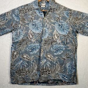 Vintage Hawaiian Go Barefoot short sleeve Button up Shirt‎ USA Made - Mens Large
